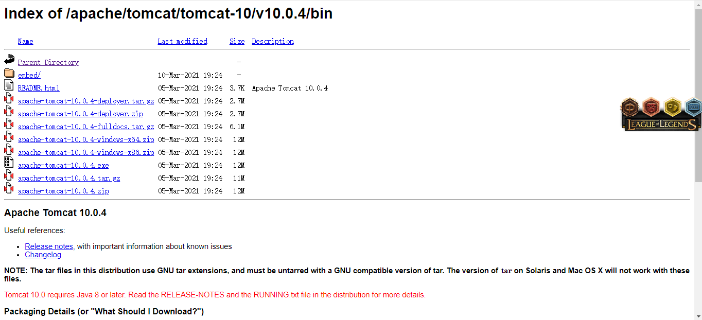 https://mirror.bit.edu.cn/apache/tomcat/tomcat-10/v10.0.4/bin/ https://mirror.bit.edu.cn/apache/tomcat/tomcat-10/v10.0.4/bin/